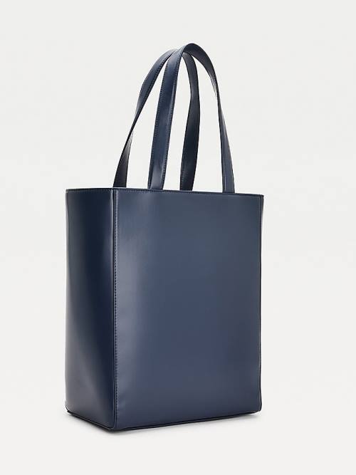 Tommy Hilfiger Charm Tote Táska Női Kék | TH831CNX