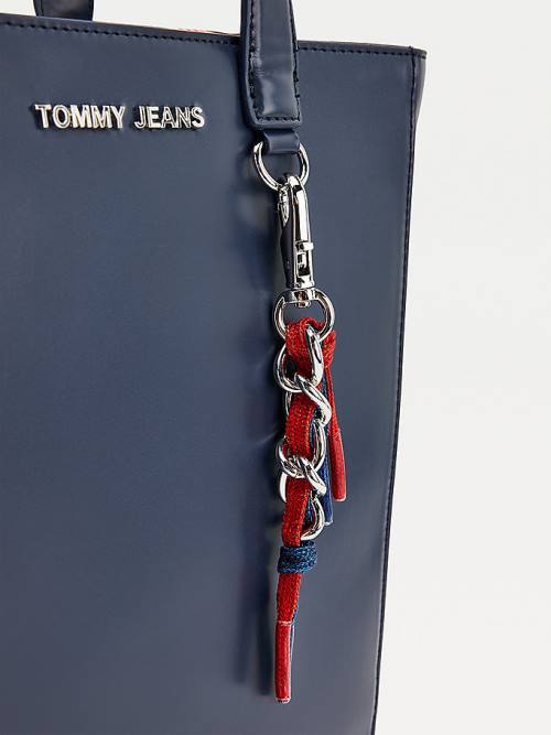 Tommy Hilfiger Charm Tote Táska Női Kék | TH831CNX