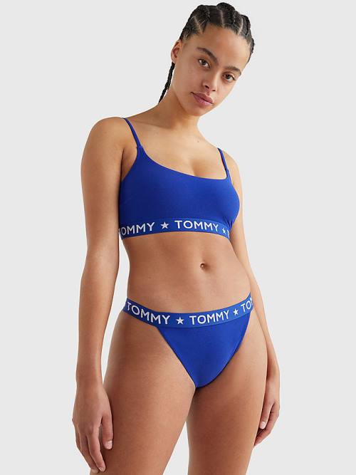 Tommy Hilfiger Cheeky Fit Bikini Bottoms Fürdőruha Női Kék | TH361EFI