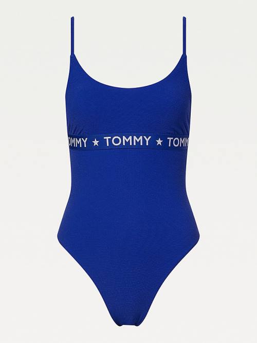 Tommy Hilfiger Cheeky Fitsuit Fürdőruha Női Kék | TH610PSF