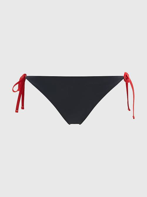 Tommy Hilfiger Cheeky Side Tie Bikini Bottoms Fürdőruha Női Kék | TH692KQG