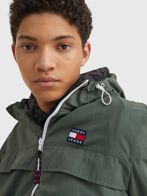 Tommy Hilfiger Chicago Windbreaker Kabát Férfi Zöld | TH217TYJ