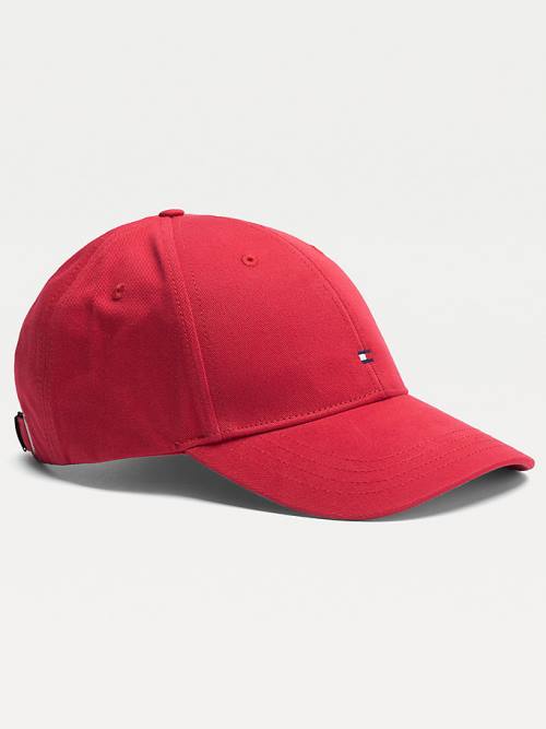 Tommy Hilfiger Classic Baseball Cap Kalap Férfi Piros | TH584NRM