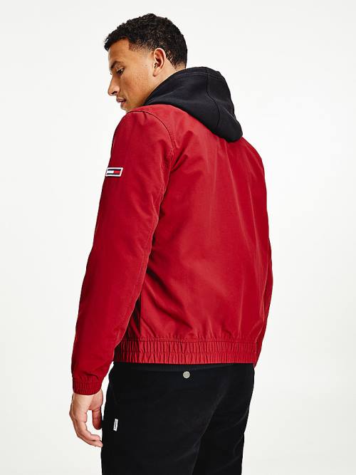 Tommy Hilfiger Classics Bomber Kabát Férfi Piros | TH325OPF