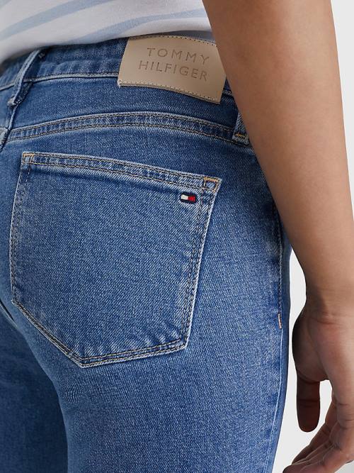 Tommy Hilfiger Classics High Rise Straight Faded Farmer Női Denim | TH197YEI