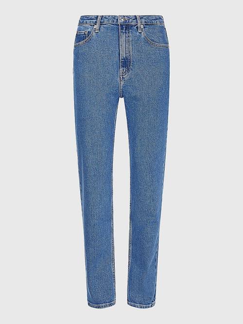 Tommy Hilfiger Classics High Rise Straight Faded Farmer Női Denim | TH197YEI