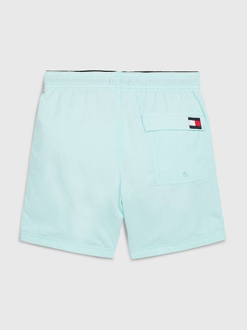 Tommy Hilfiger Colour-Blocked Mid Length Shorts Fürdőruha Fiú Kék | TH270THC