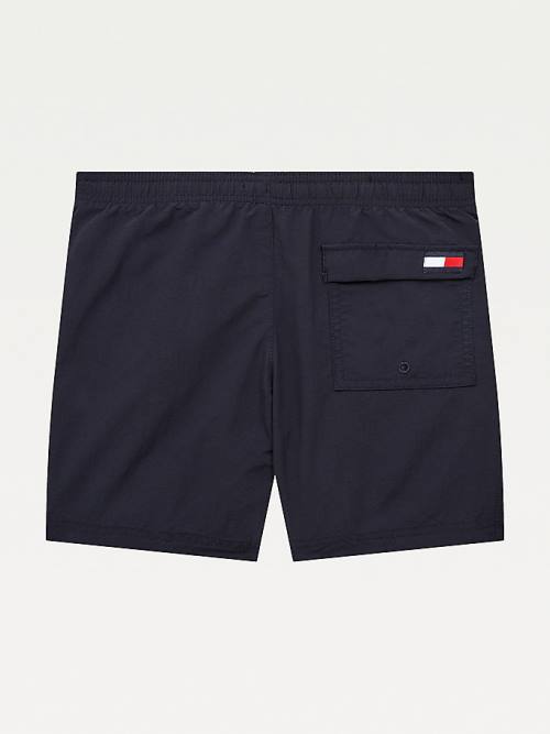 Tommy Hilfiger Colour-Blocked Mid Length Shorts Fürdőruha Fiú Kék | TH872YPF