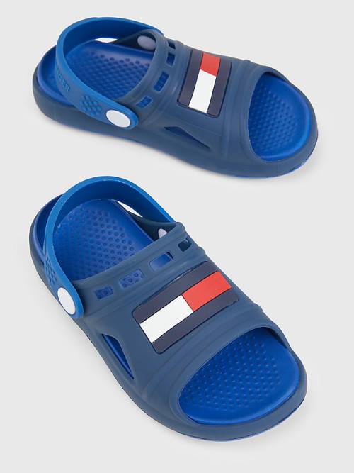 Tommy Hilfiger Comfy Flag Szandál Fiú Kék | TH213BRW