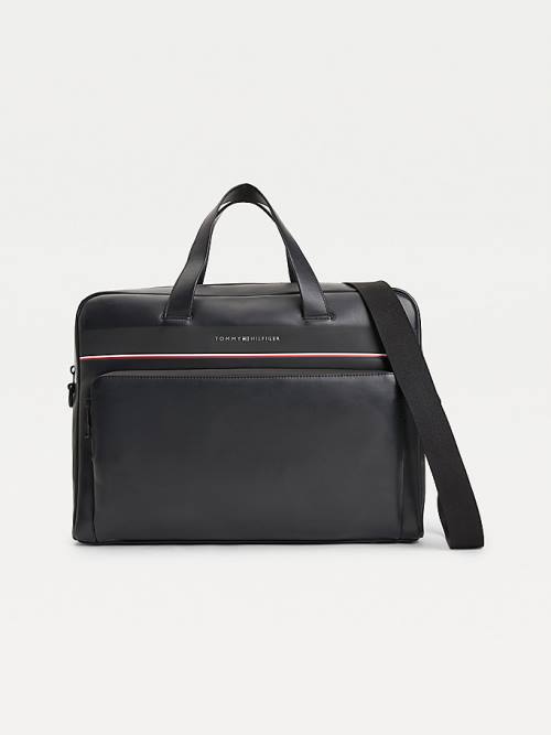 Tommy Hilfiger Commuter Computer Táska Férfi Fekete | TH197ULE