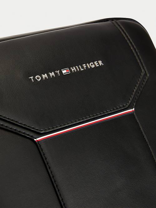 Tommy Hilfiger Commuter Reporter Táska Férfi Fekete | TH613EHQ