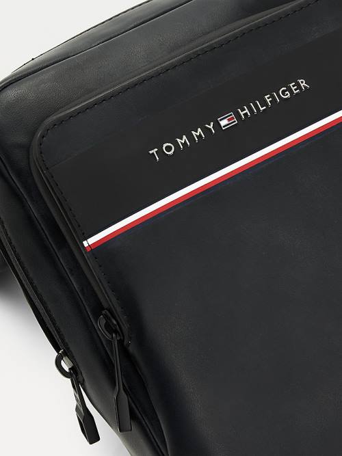 Tommy Hilfiger Commuter Small Reporter Táska Férfi Fekete | TH134DWG