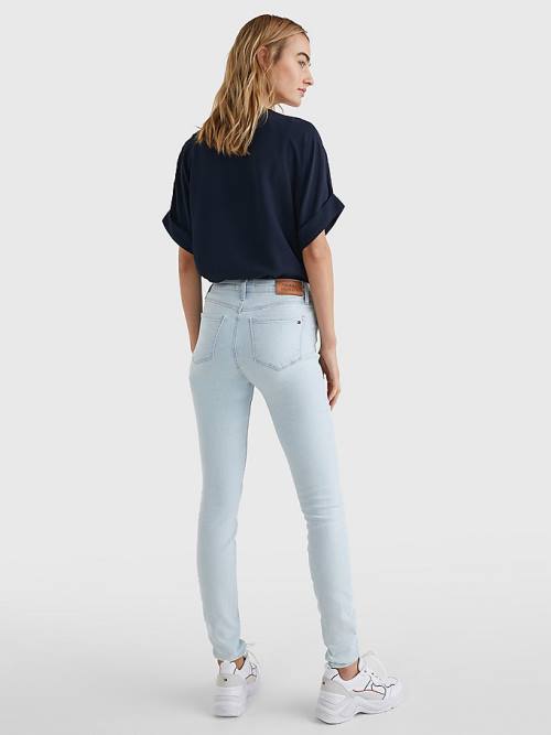 Tommy Hilfiger Como Mid Rise Skinny Farmer Női Denim | TH721ECQ