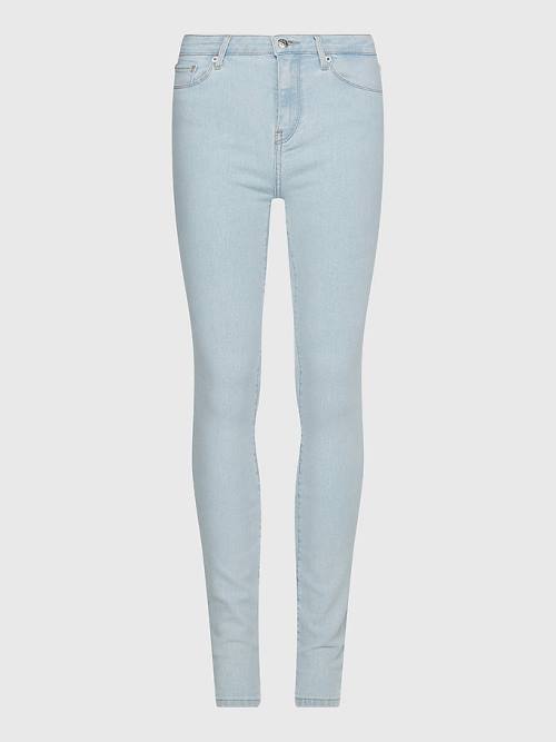 Tommy Hilfiger Como Mid Rise Skinny Farmer Női Denim | TH721ECQ