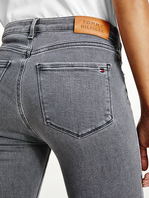 Tommy Hilfiger Como Mid Rise Skinny Farmer Női Denim | TH732TNE