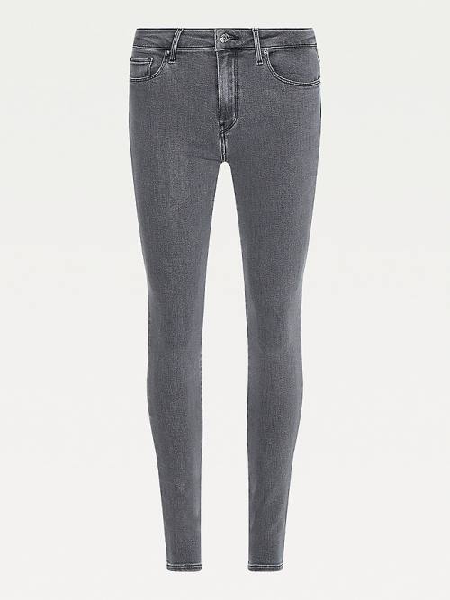 Tommy Hilfiger Como Mid Rise Skinny Farmer Női Denim | TH732TNE