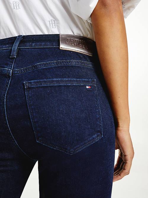 Tommy Hilfiger Como Mid Rise Skinny Monogram Farmer Női Denim | TH659COS