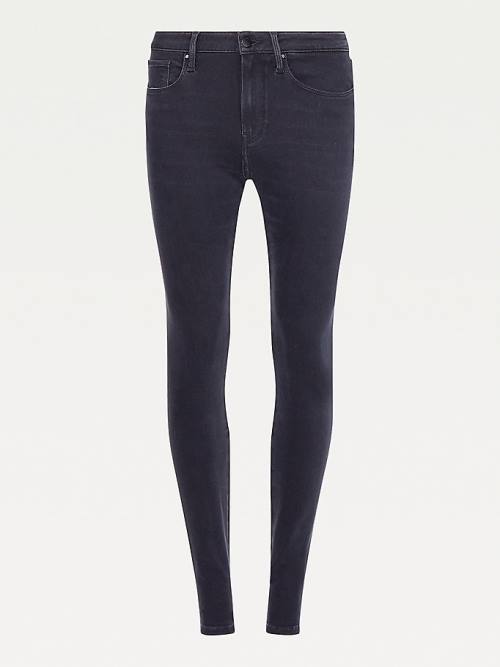 Tommy Hilfiger Como Mid Rise Skinny Seamless TH Soft Farmer Női Denim | TH203SGU