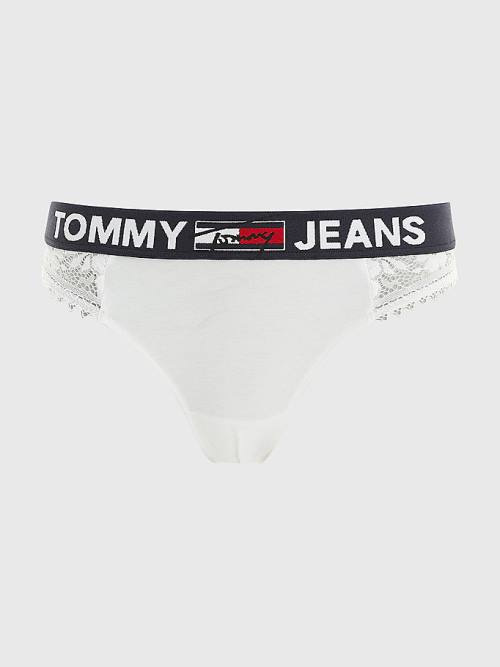 Tommy Hilfiger Csipke Briefs Fehérnemű Női Fehér | TH126UGS