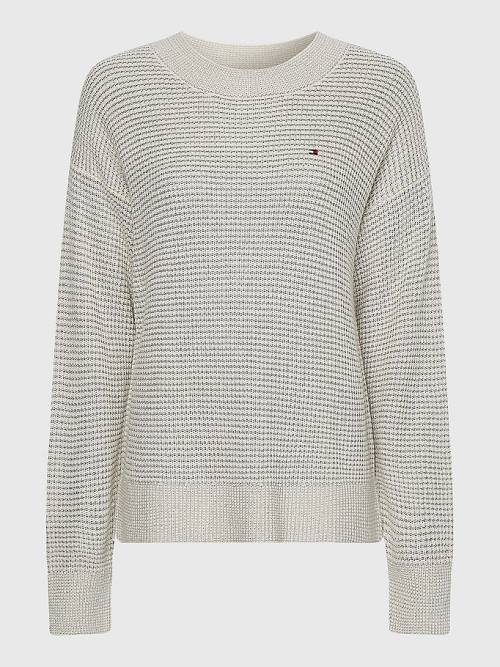 Tommy Hilfiger Curve Alpaca Wool Relaxed Fit Jumper Pulóverek Női Szürke | TH874WVB