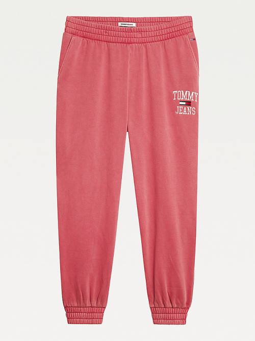 Tommy Hilfiger Curve Logo Relaxed Joggers Nadrág Női Piros | TH427HUB