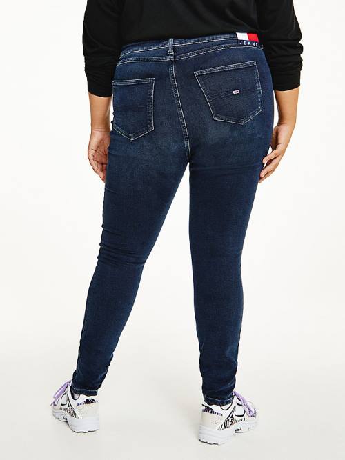 Tommy Hilfiger Curve Melany Ultra-High Rise Super-Skinny Power Stretch Farmer Női Denim | TH243LNV