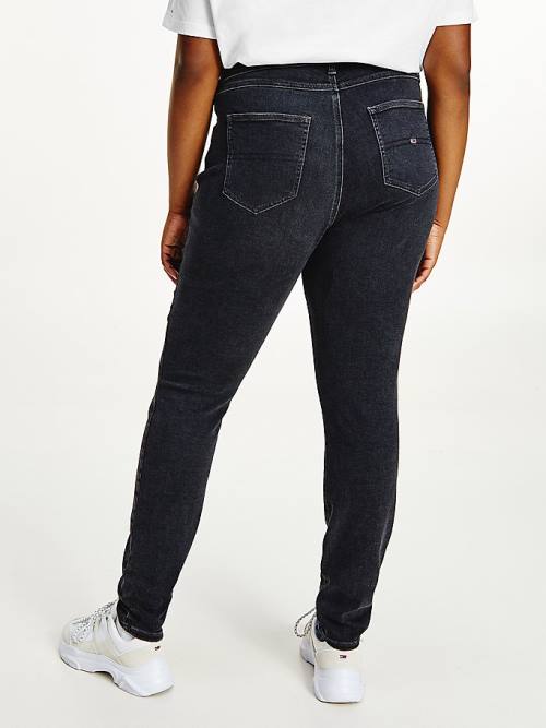 Tommy Hilfiger Curve Melany Ultra High Rise Super Skinny Farmer Női Denim | TH732EOS