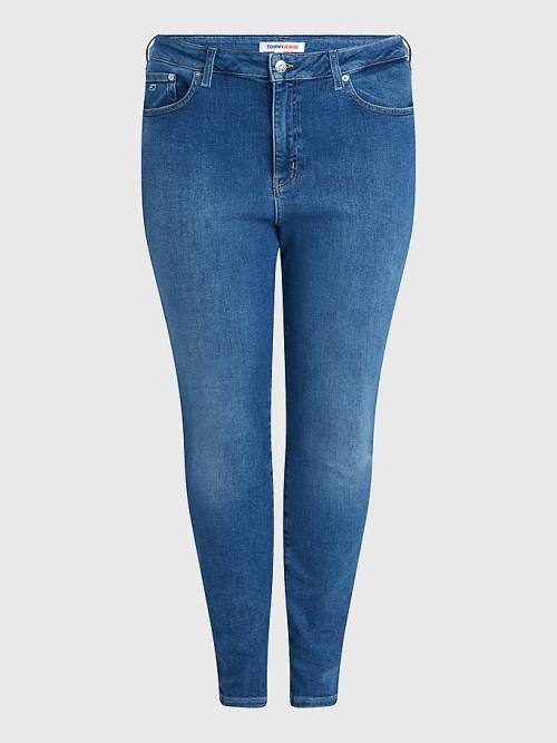 Tommy Hilfiger Curve Melany Ultra High Rise Super Skinny Farmer Női Denim | TH936CLA