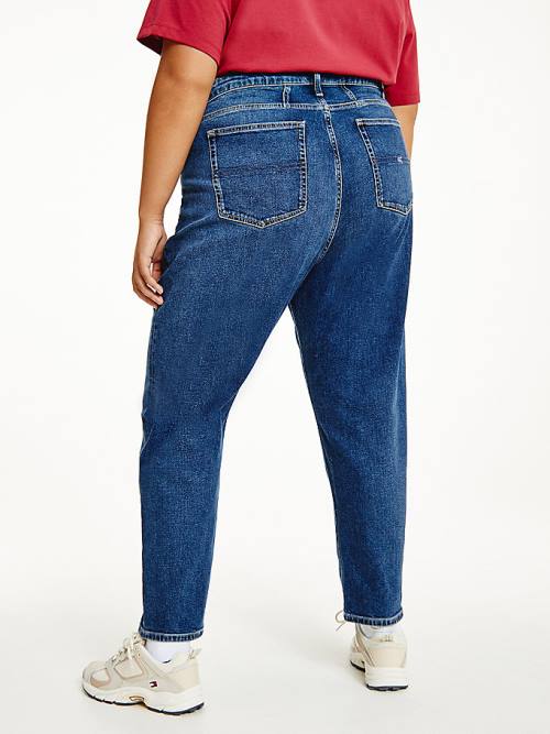 Tommy Hilfiger Curve Mom Ultra High Rise Tapered Farmer Női Denim | TH321TAV