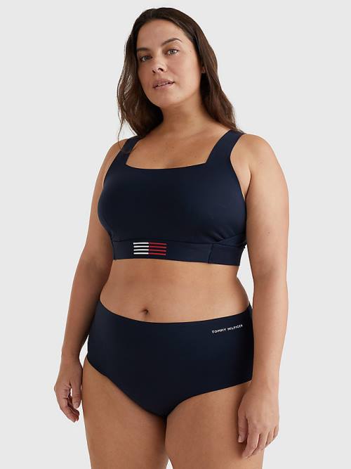 Tommy Hilfiger Curve TH Flex Bikini Bottoms Fürdőruha Női Kék | TH652WEV