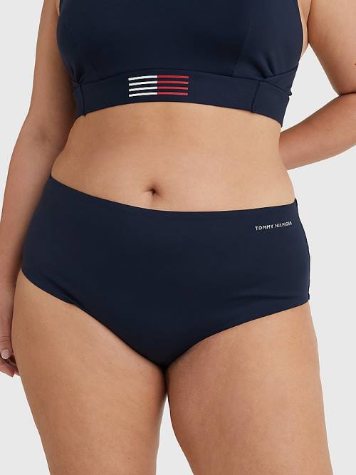 Tommy Hilfiger Curve TH Flex Bikini Bottoms Fürdőruha Női Kék | TH652WEV