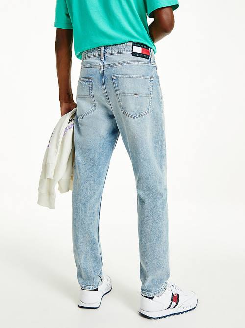 Tommy Hilfiger Dad Tapered Distressed Farmer Férfi Denim | TH876WSQ