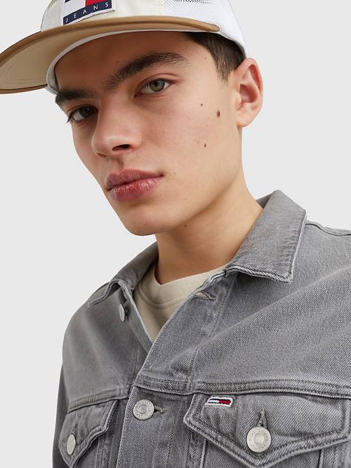 Tommy Hilfiger Denim Trucker Kabát Férfi Denim | TH419SEA