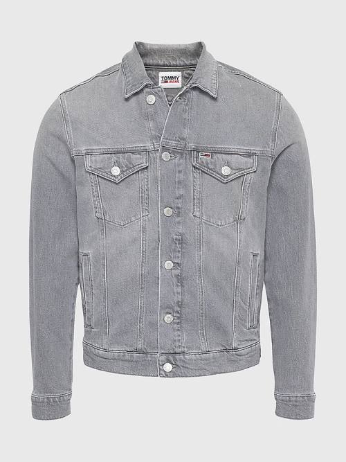 Tommy Hilfiger Denim Trucker Kabát Férfi Denim | TH419SEA