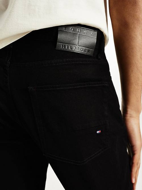 Tommy Hilfiger Denton Straight Black Farmer Férfi Denim | TH871TMD