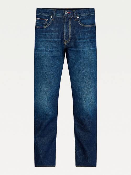 Tommy Hilfiger Denton Straight Faded Farmer Férfi Denim | TH531FPS