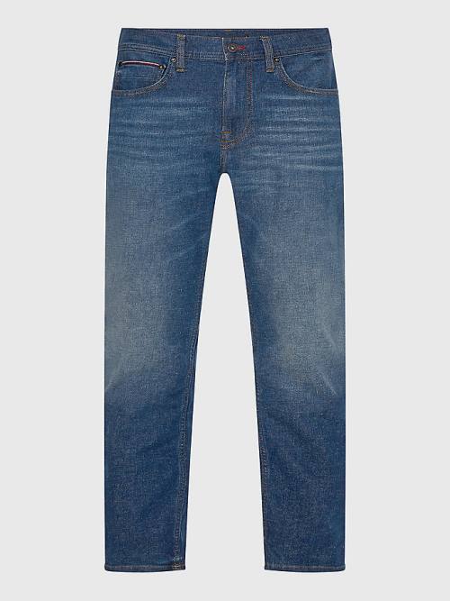 Tommy Hilfiger Denton Straight Faded Farmer Férfi Denim | TH920YCI