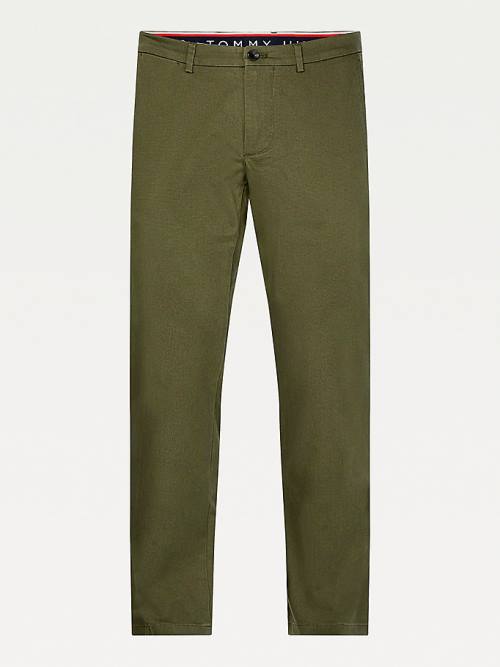 Tommy Hilfiger Denton Straight Fit Nadrág Férfi Khaki | TH538IUZ