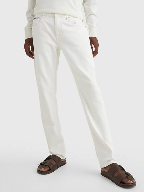 Tommy Hilfiger Denton Straight White Farmer Férfi Denim | TH824IUQ