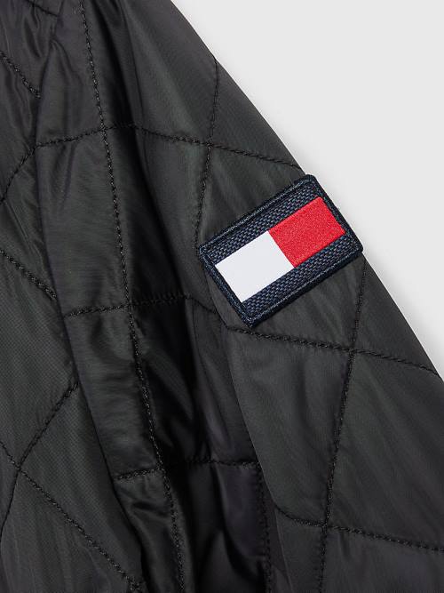 Tommy Hilfiger Diamond Quilted Kabát Lány Fekete | TH765UHV