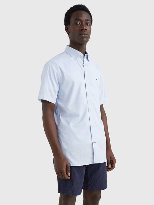 Tommy Hilfiger Dot Regular Fit Rövid Sleeve Ingek Férfi Kék | TH340GYV