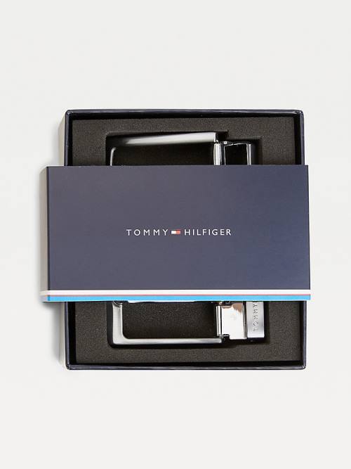 Tommy Hilfiger Double Csatos Gift Box Öv Férfi Fekete | TH097BPZ