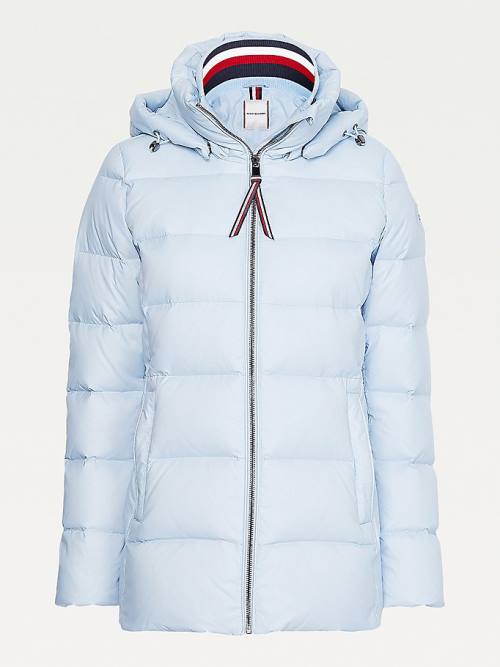 Tommy Hilfiger Down-Filled Padded Kabát Női Kék | TH281OXG