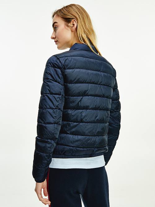 Tommy Hilfiger Down-Filled Padded Kabát Női Kék | TH295QLO