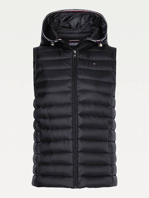 Tommy Hilfiger Down-Filled Quilted Vest Dzseki Női Fekete | TH815HKX