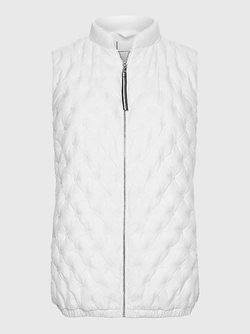 Tommy Hilfiger Down-Filled Vest Dzseki Női Fehér | TH796QSC