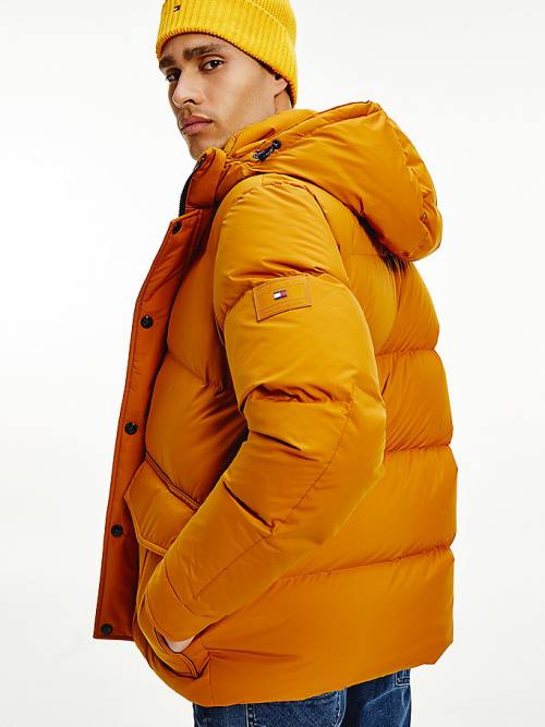 Tommy Hilfiger Down Puffer Kabát Férfi Arany | TH437RGM