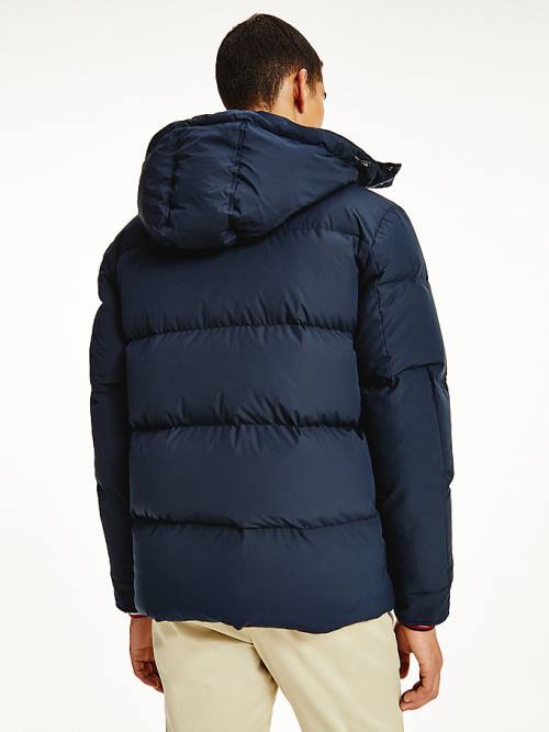 Tommy Hilfiger Down Puffer Kabát Férfi Kék | TH390OSD