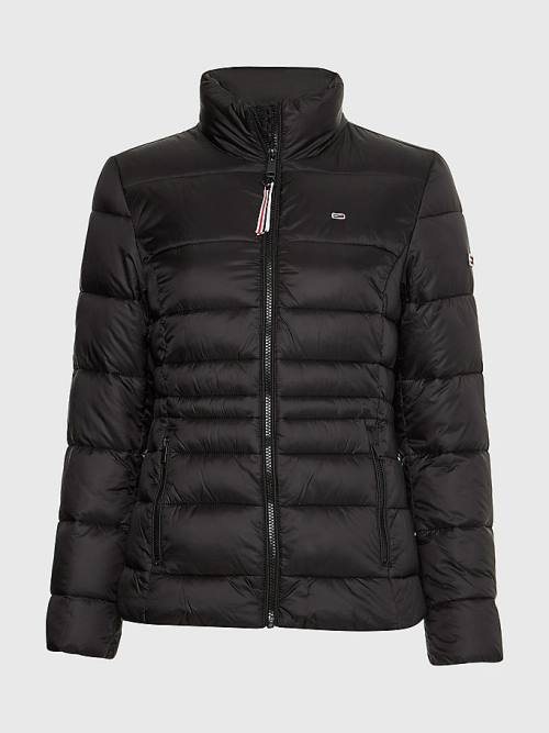 Tommy Hilfiger Down Quilted Kabát Női Fekete | TH139QRW