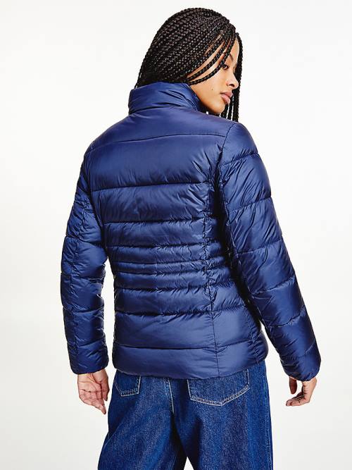 Tommy Hilfiger Down Quilted Kabát Női Kék | TH304SFX